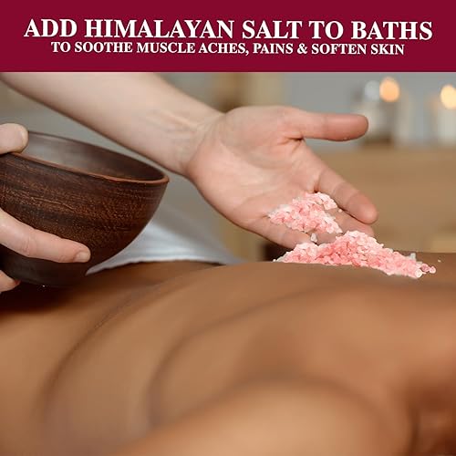 Miniatura 10 de Himalayan Chef Grano grueso de sal del Himalaya molinillos de repuesto de 5 libras - 2 unidades tarro de plástico paquete de 2