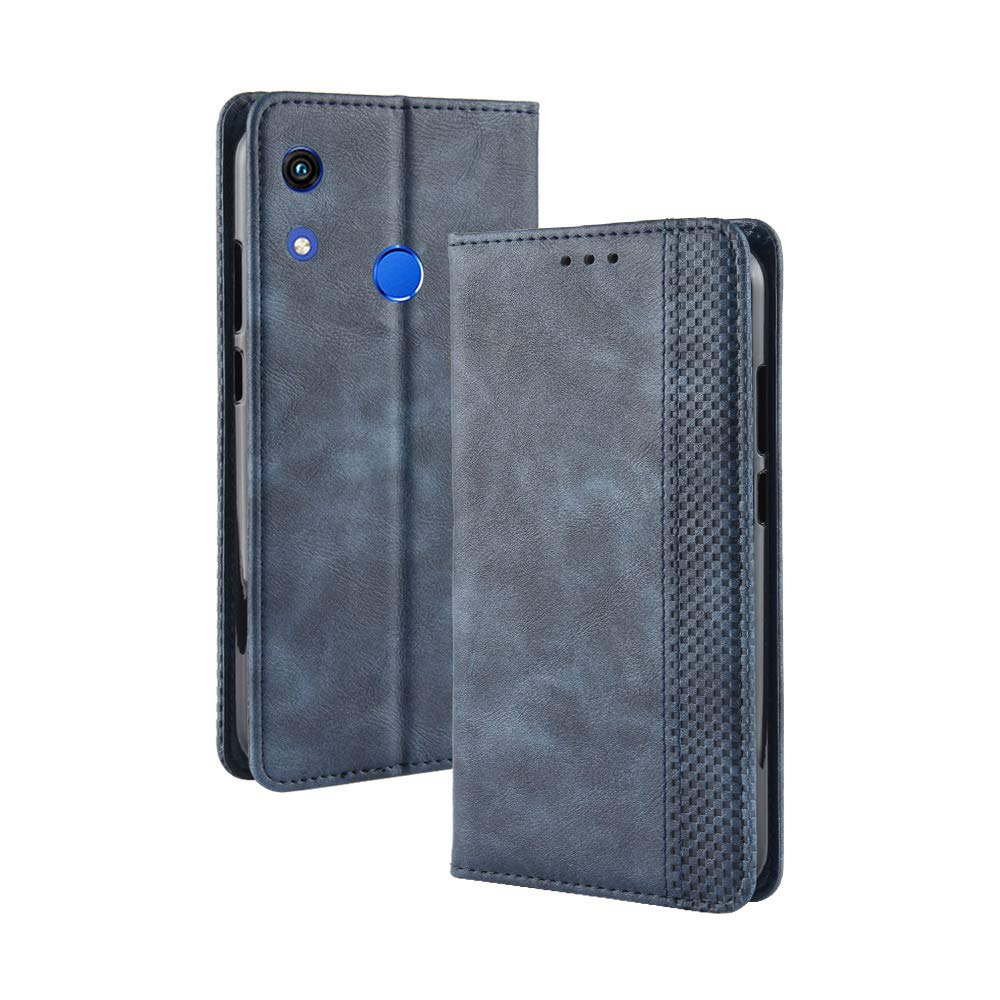 Jielangxin Cover per Huawei Honor 8A PRO,Custodia in Pelle Custodia per Huawei Honor 8A PRO JAT-L41 Custodia Case Cover Blue