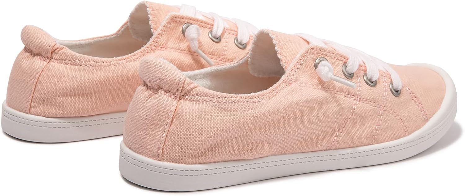 Women's Slip On Canvas Sneaker Low Top Casual Walking Shoes Classic Comfort Flat Fashion Sneakers - Image 5
