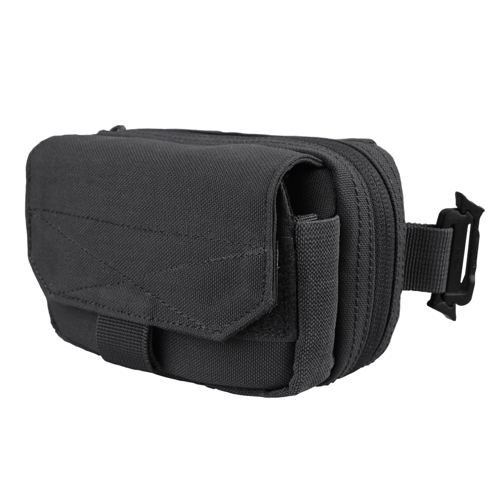 Condor MA66-002 Digi Pouch Black 5.5 x 3.5 x 2.5-Inchch