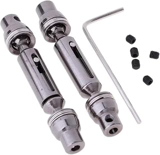 for WPL for Henglong D12 B14 B24 C14 C24 B16 B36 1/16 for JJRC Q60 Q61 Transmission Shaft RC Military Truck Car Spare Parts Metal Drive Shaft Accessories Rc Parts