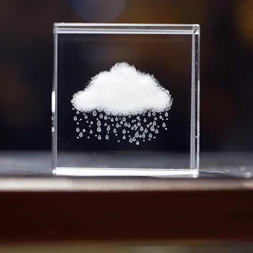 Miniatura 3 de 3D Love Heart K9 Nube de vidrio Pisapapeles Cubo de cristal Arte de Figuritas Grabado para el Hogar Feng Shui Decoración Adornos