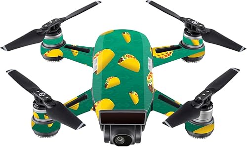 Skin para DJI Spark Mini DroneTacos  mightyskins carcasa protectora, duradero y único vinilo Wrap  fácil de aplicar, quitar, y el cambio estilos