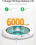 Bojim Rechargeable Ceiling Lights Wireless Waterproof Shower Lighting Inside, 3CCT & Dimmable Magnetic Motion Sensor Lights Battery Operated Closet Light No Wiring for Pantry Laundry 2 Pack
