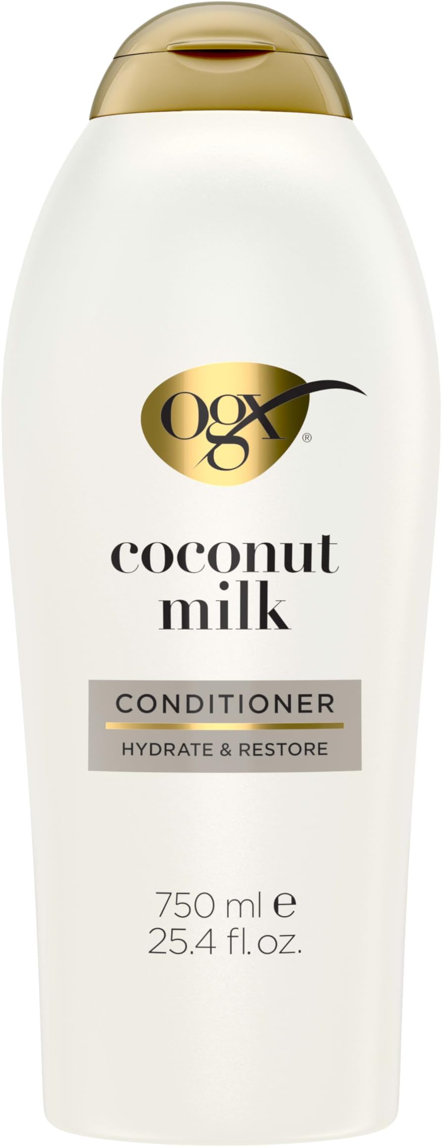 Nourishing Conditioner, Coconut Milk, Salon Size, (1) 25.4 Ounce Bottle, paraben Free, Sulfate Free, Sustainable Ingredients, Hydrating and Strengthening