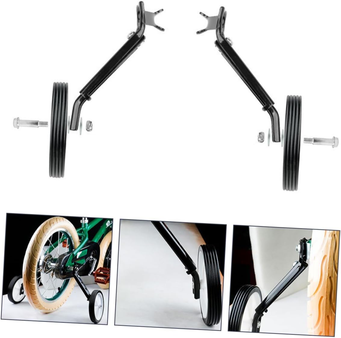 KICHOUSE Bike Stabilizer Wheel Kit Boys and Girls Bike Support Balance Wheels for Safe Learning