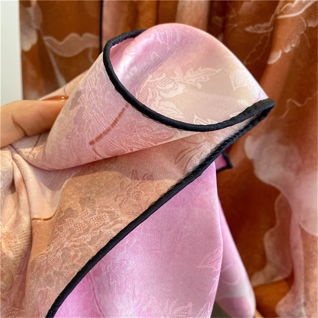 Pañuelo Estampado de Doble Cara for Mujer, Chal, Bufanda Larga de Seda, pañuelo for la Cabeza for Mujer, Banda for el Pelo Nueva, pañuelo for la Cabeza