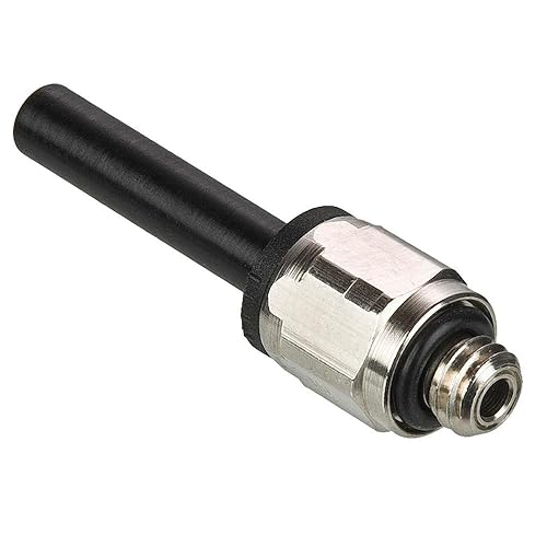 Parker 68PLPSP-12M-6G-pk10 Conexión de empuje para conectar, tubo a tubo, reforzado con vidrio 6.6, tubo vertical Push-to-Connect y BSPP, 0.472 in y