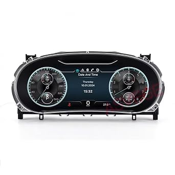 12.3 Digital Gauge Cluster for Bentley Continental GT 2012-2017 Car LCD Screen Virtual Cockpit Instrument Dash Liquid Crystal Speedometer