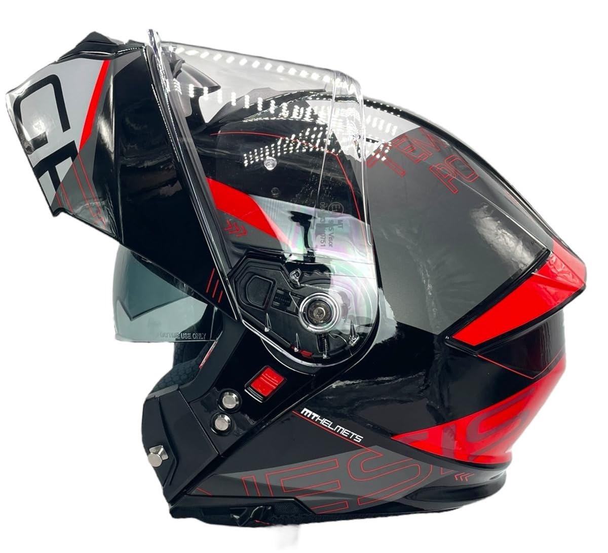 Amazon.es: Casco Modular MT Helmet Genesis Sv Atempo B15 Brillo