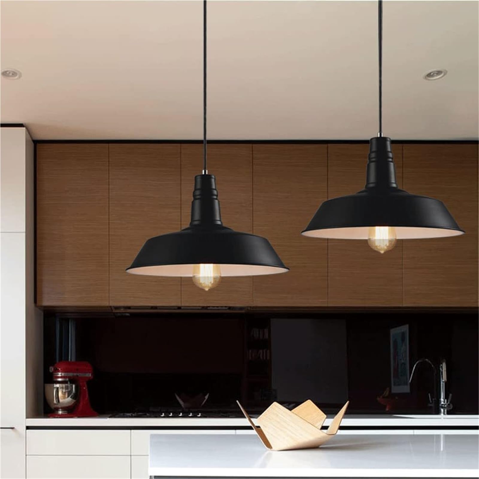 American Creative Wiselant Lights Retro nostalgiczne abażurę żyrandola, przemysłowy oświetlenie sufitowe w stylu przemysłowym, wyposażenie dekoracyjne restauracji (niebieski, 26 cm)