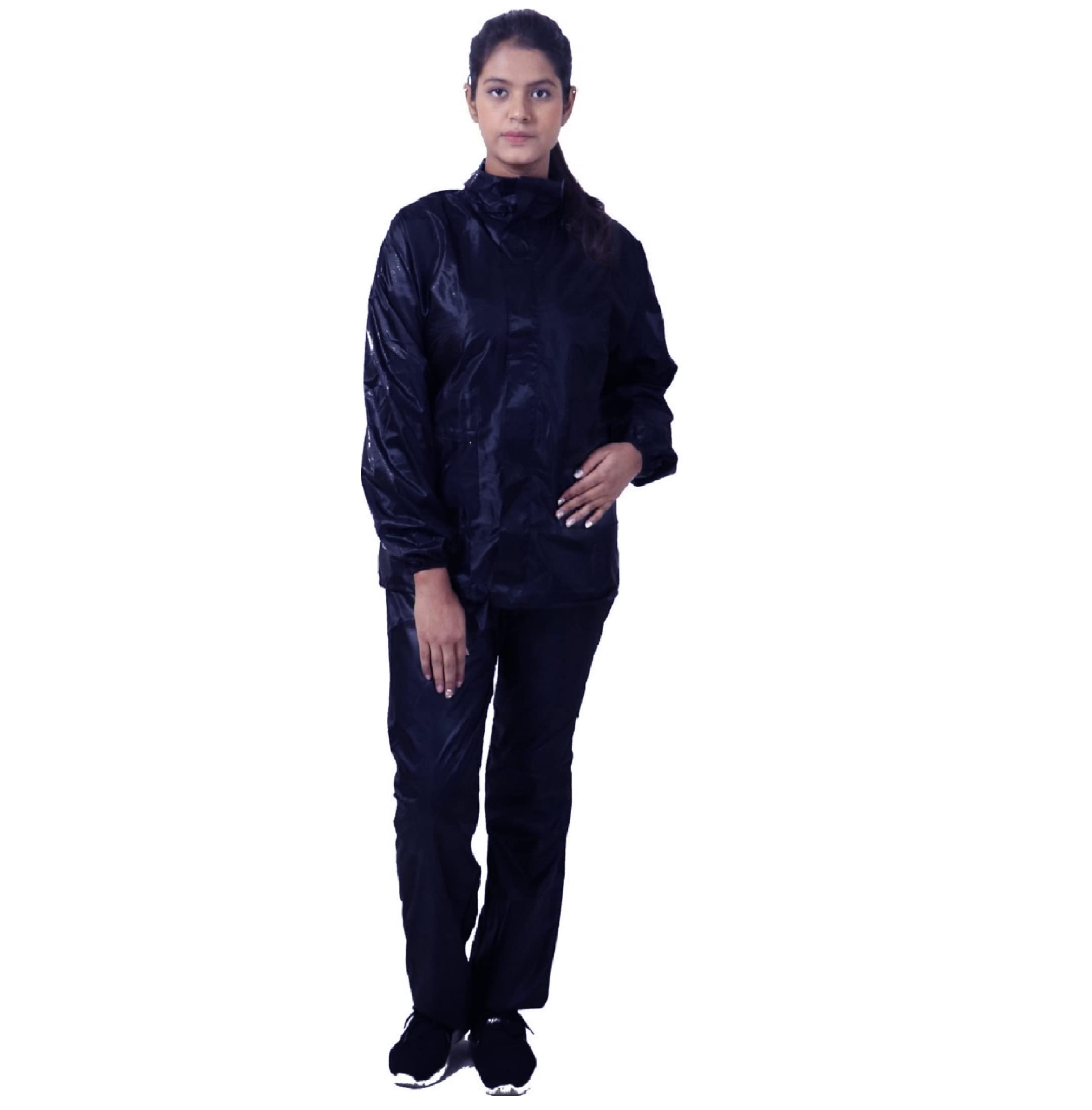 n g products Waterproof Rain coat for Women for Biker Raincoat for Men Raincoat | Rainwear | Rainsuit | Overcoat for Men & Women (Black & Blue)-picture-39