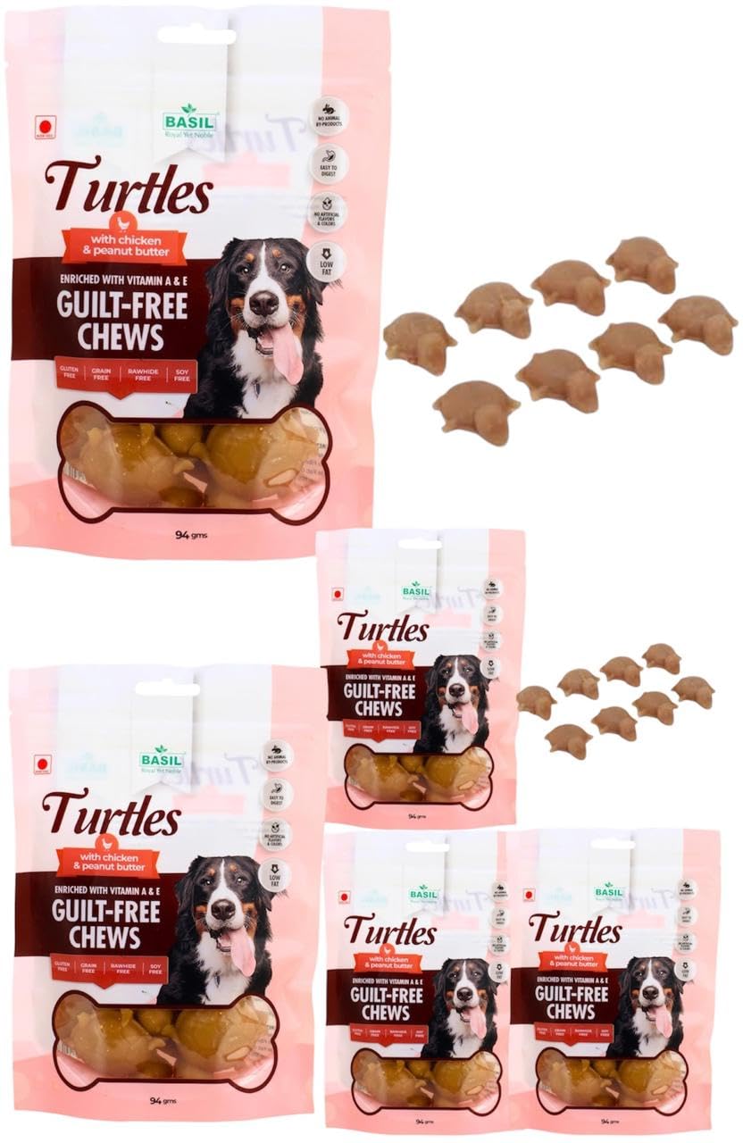 See full amazon price history chart for Petahouse Basil Gluten Free Turtle Treat for Dogs 94 gm in a Packet/Chew Dog Treat/Peanut Butter with Chicken for Dog/Treats for Puppy/Diet Treat for Pet/Snack for Pets (Pack of 5) Petahouse Basil Gluten Free Turtle Treat for Dogs 94 gm in a Packet/Chew Dog Treat/Peanut Butter with Chicken for Dog/Treats for Puppy/Diet Treat for Pet/Snack for Pets (Pack of 5) (B0C6926CJV) Amazon Price History, Amazon Price Tracker