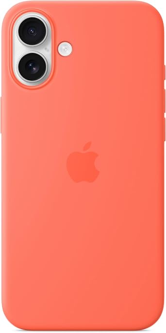 Apple iPhone 16 Plus Silicone Case with MagSafe - Mandarin
