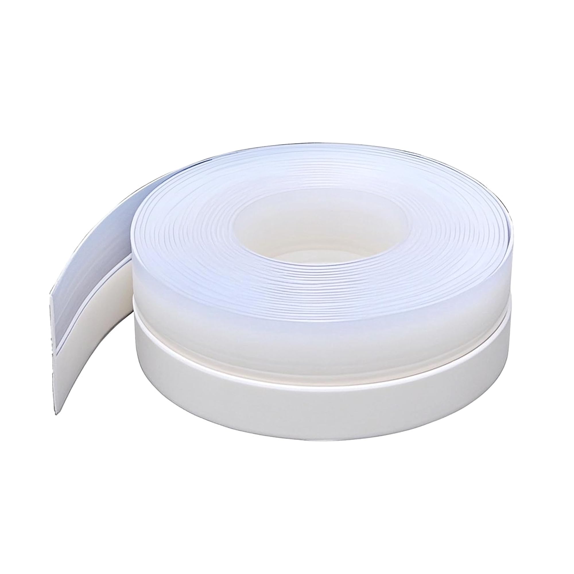 Foyscr 10m Silicone Seal Strip for Doors and Windows, Self-Adhesive Weatherproof Draught Excluder Tape - Windproof, Dustproof, Soundproof and Waterproof,35mm Transparent Bottom Seal