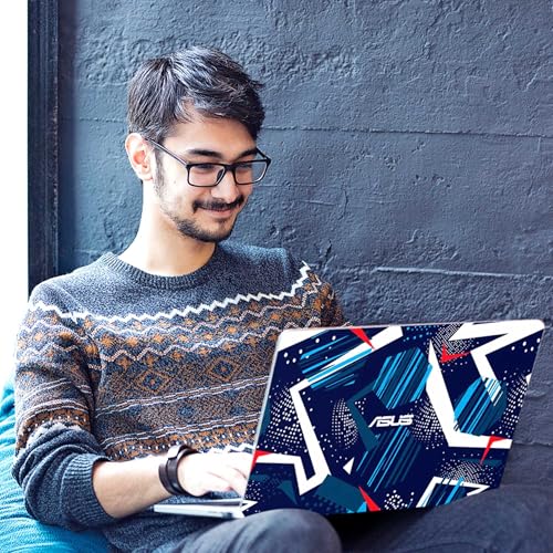 Image of DSGN 162 Full Body Laptop Skin Bubble-Free| Laminated| Removable| HD Quality Sticker for Laptops Upto 15.6 Inches Compatible with Asus