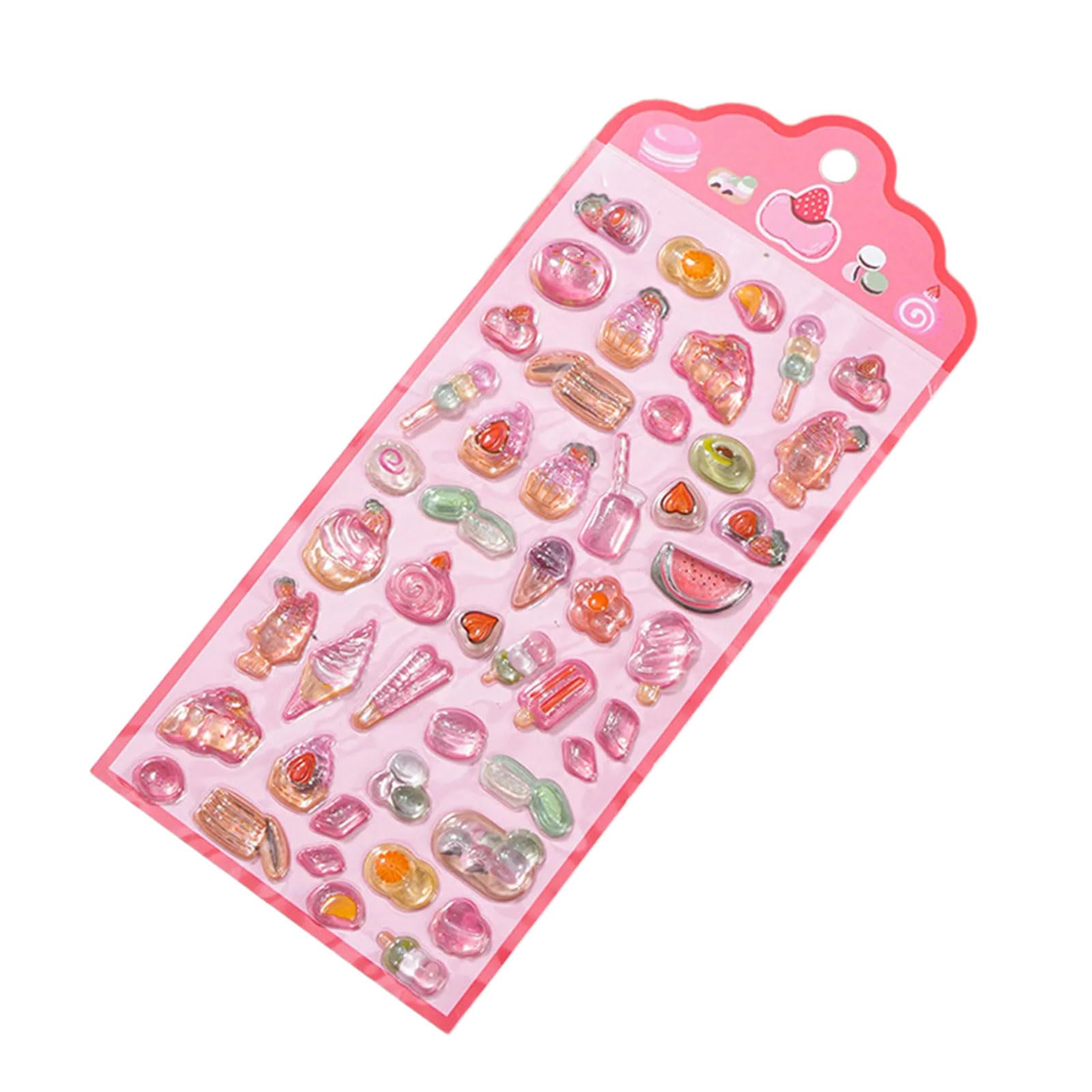Kalttoy Dessert Sturdy Pvc Decorative Sticker Featuring Japanese Cuisine For Craft Journal Sticker