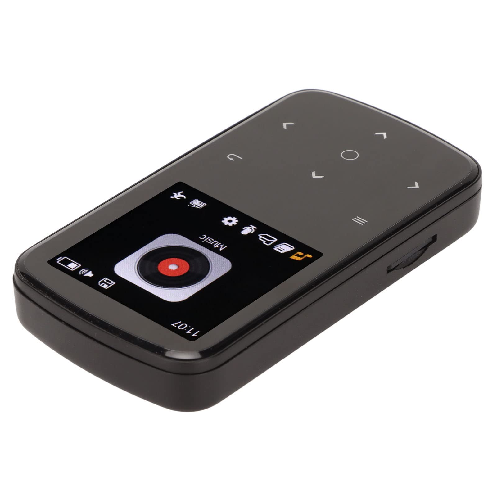 Zunate Mini Reproductor MP3 Bluetooth 32GB |Reproductor de Música Deportivo con Control Táctil de Sonido HiFi con Clip Trasero, Radio FM, Grabadora de Voz, Lectura de Libros Electrónicos, Podómetro