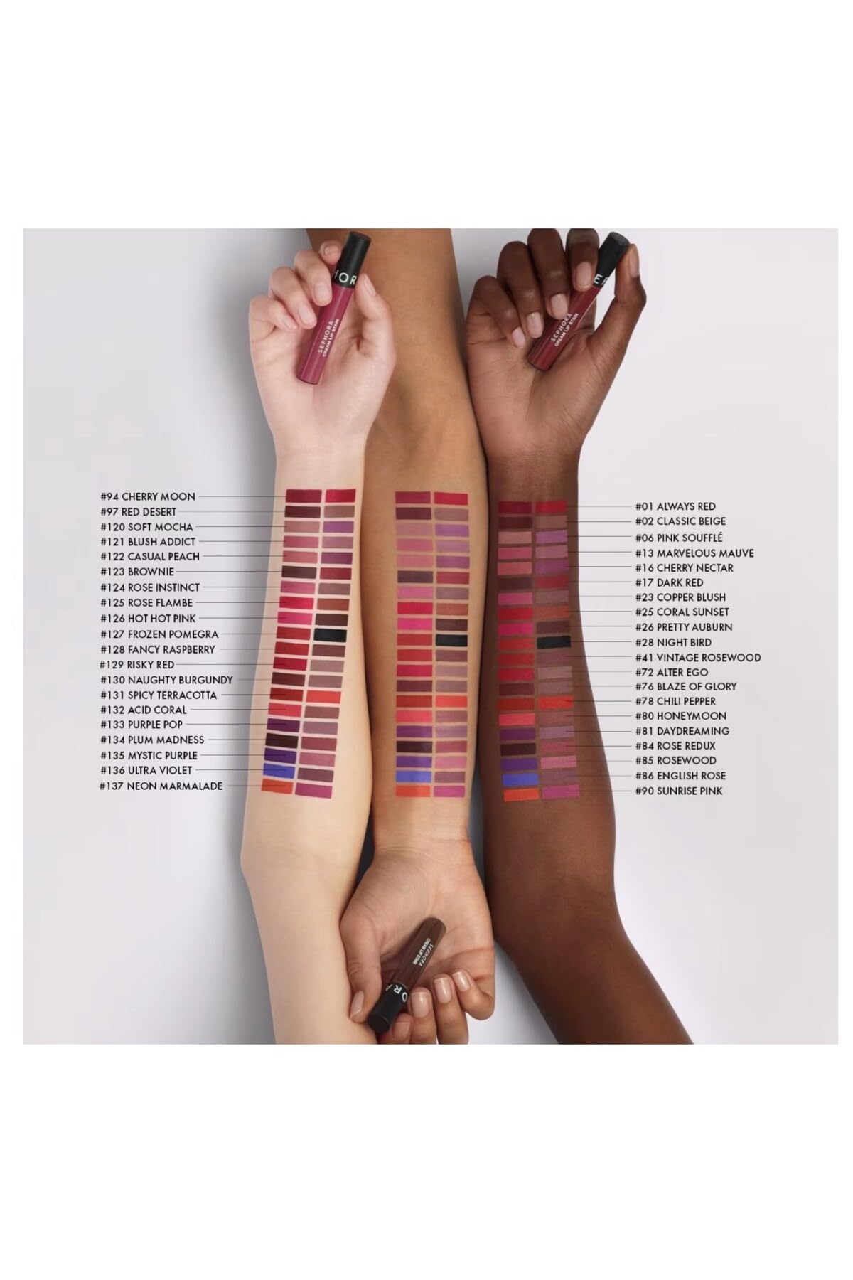 Sephora Cream Lip Stain – Bulaşmayan Kadife Bitişli Ruj - Mat Likit Ruj 17
