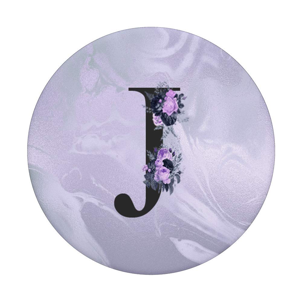 PopSockets Monogram Letter E Rose Pink Flowers Design For