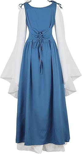 Miniatura 3 de Zhitunemi Renaissance Dresses for Women Costumes Medieval Dress for Women Renfaire Outfit - Halloween Parties Costume Events
