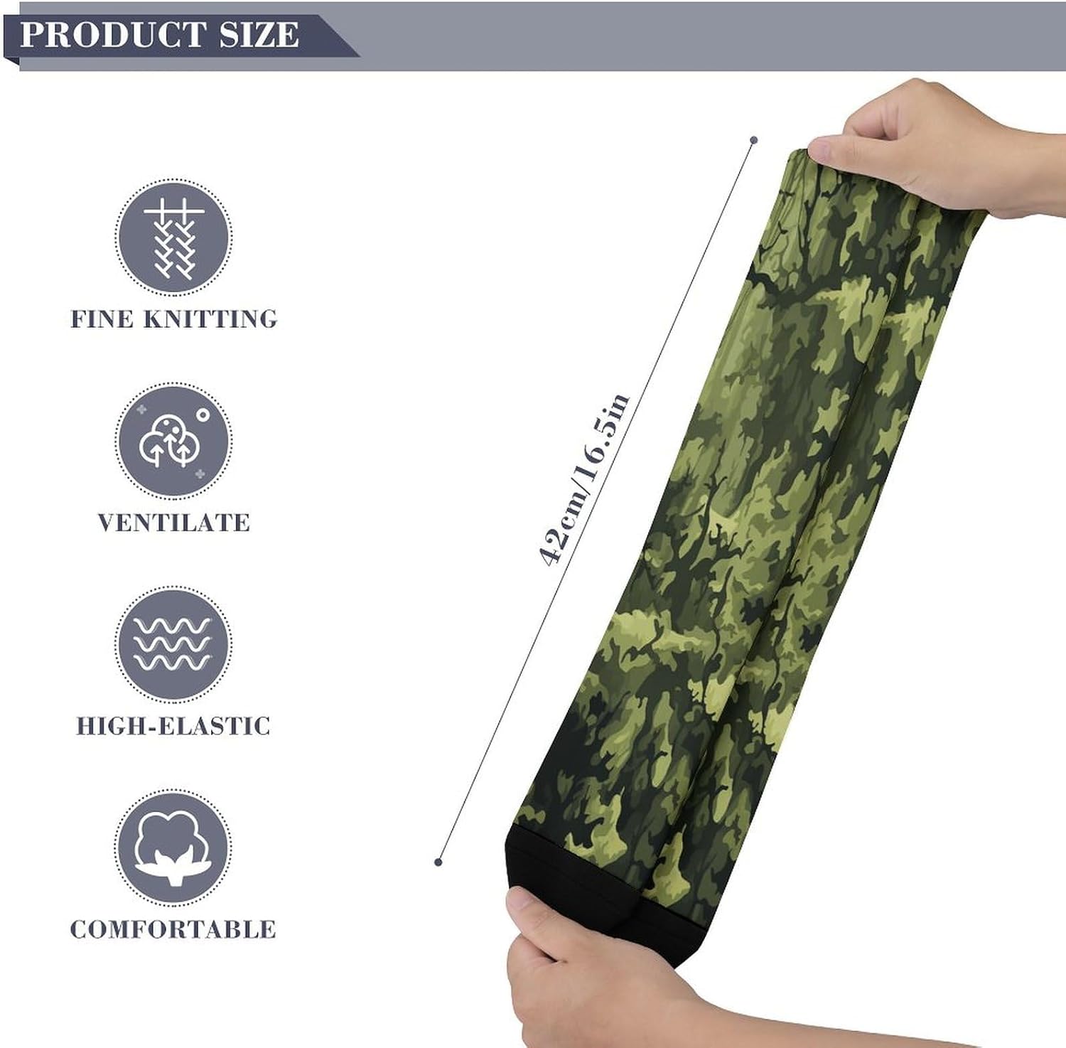 Camo Woodland Camoflage Crew Socks Calf Socks Athletic Crew Sock