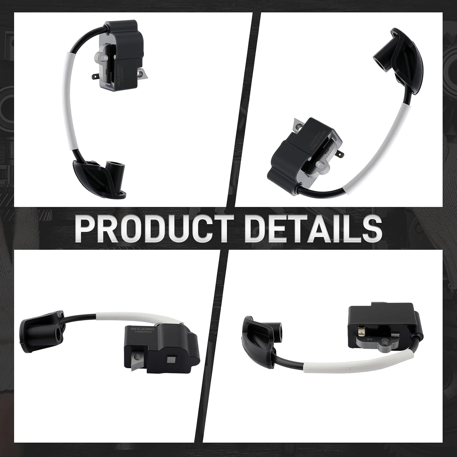 4180 1302 A Ignition Coil Compatible with Stihl FS90R FS100R FS110R FS130R KM110R FC90 Trimmer MC 4180 B