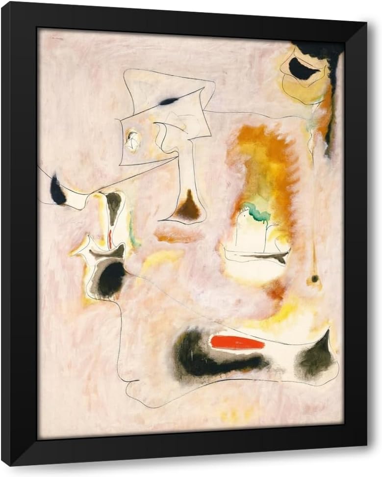ArtDirect Charred Beloved I (1946) Custom Framed Art Print Giclee Print or Canvas Options with Various Sizes and Customization by Arshile Gorky