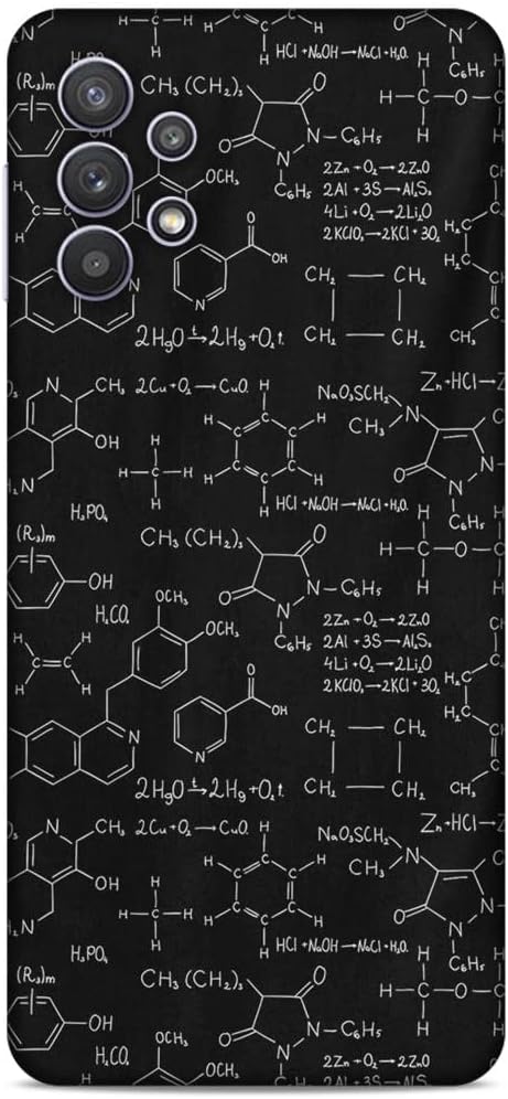 LETAPS® Printed Mobile Cover (for Girls Boys) Samsung Galaxy A32 (Equations, Science, Lab A)