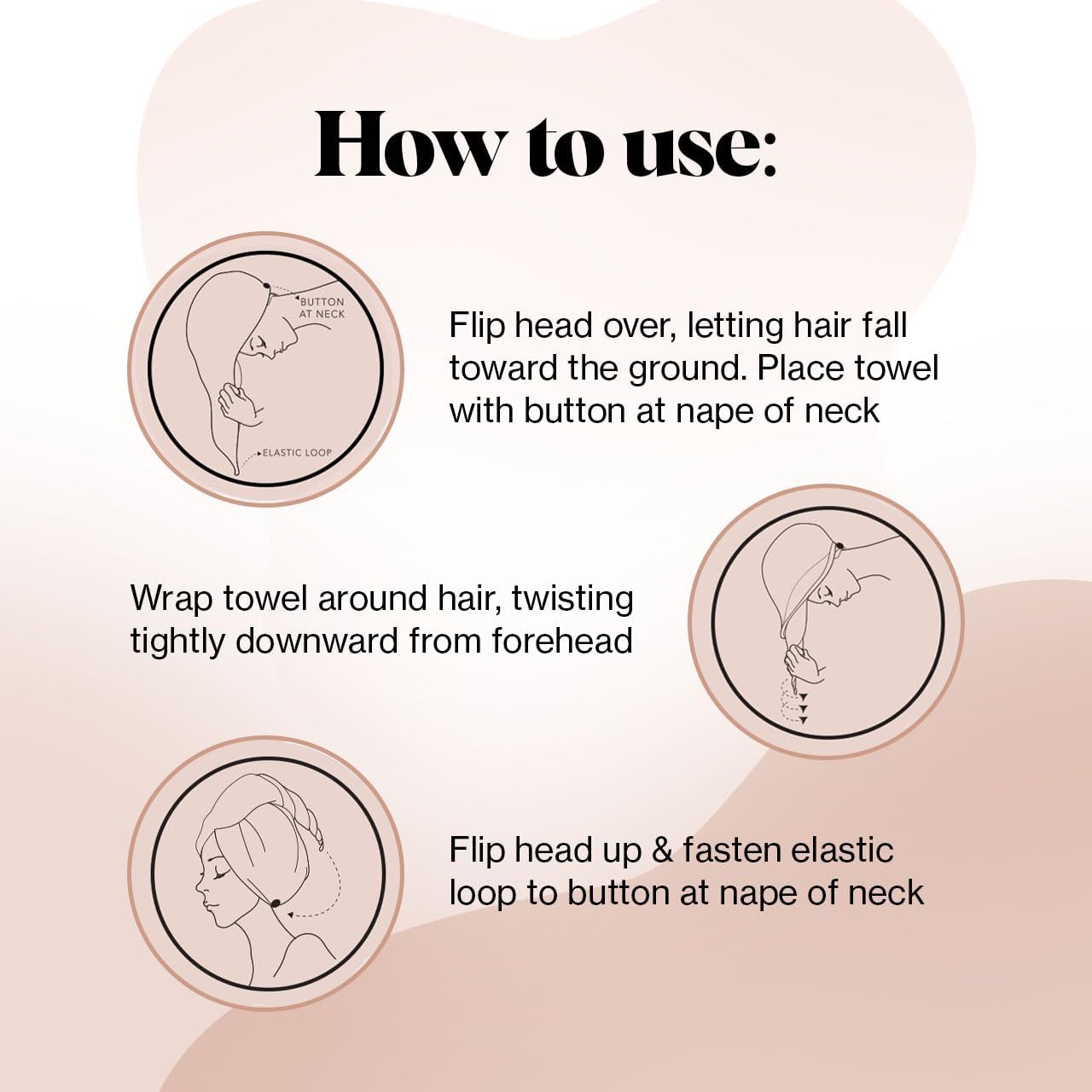 Kitsch Microfiber Hair Towel Wrap for Women - Microfiber Towel, Super Absorbent, Quick Dry, Anti-Frizz - for Long and Short Hairs, Turbans for Women, Hair Wrap - Leopard - Image 5