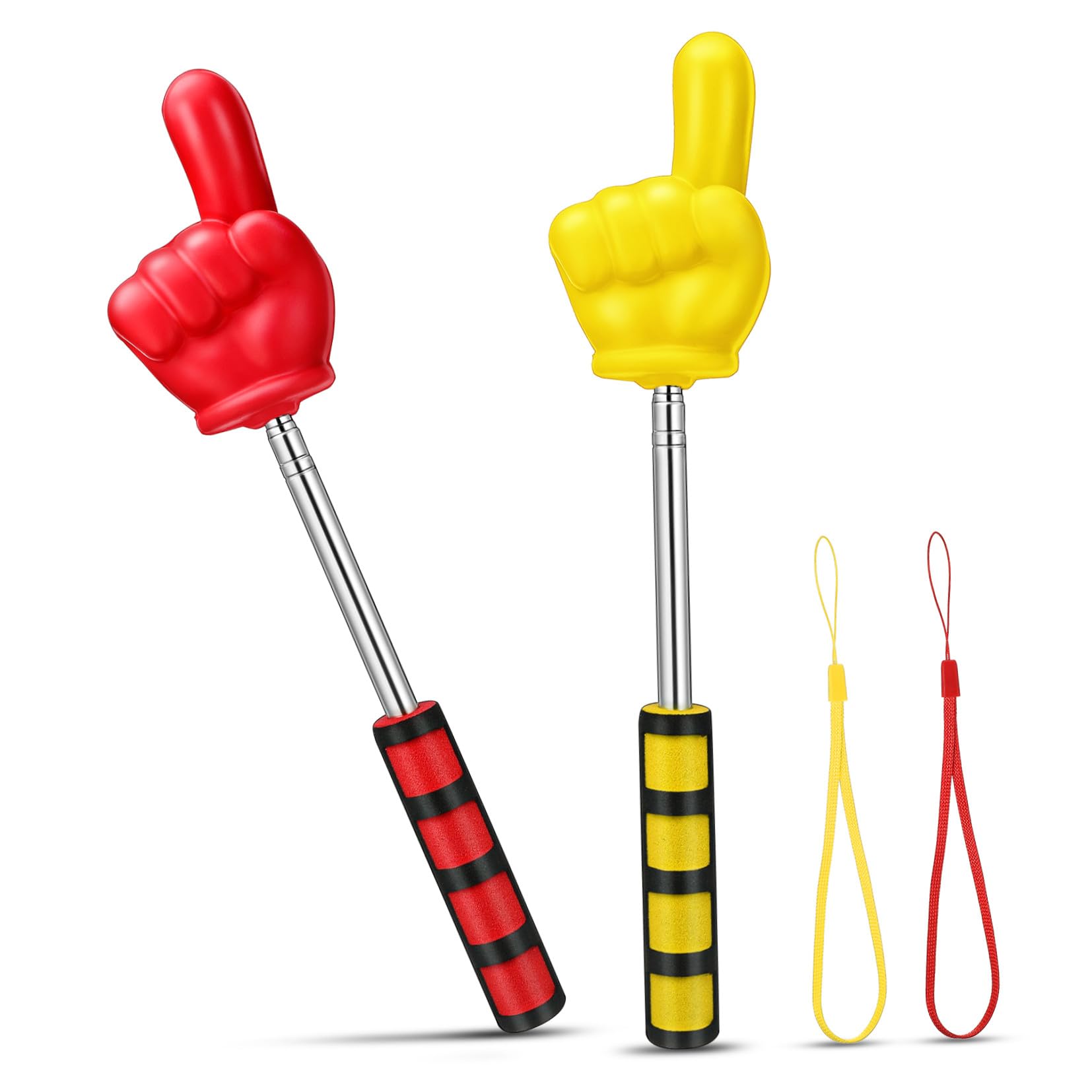 Puntero de mano extensible VALICLUD de 2 piezas con punta de dedo para aula 8