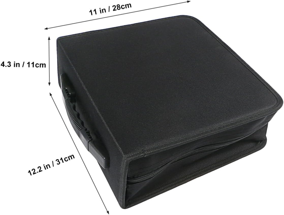 Disc CD Dvd Case Storage Bag Album Holder Box for Organizing Discs Pages Discs Per Page for Travel Home Storage Keep Your Space Tidy and Efficient