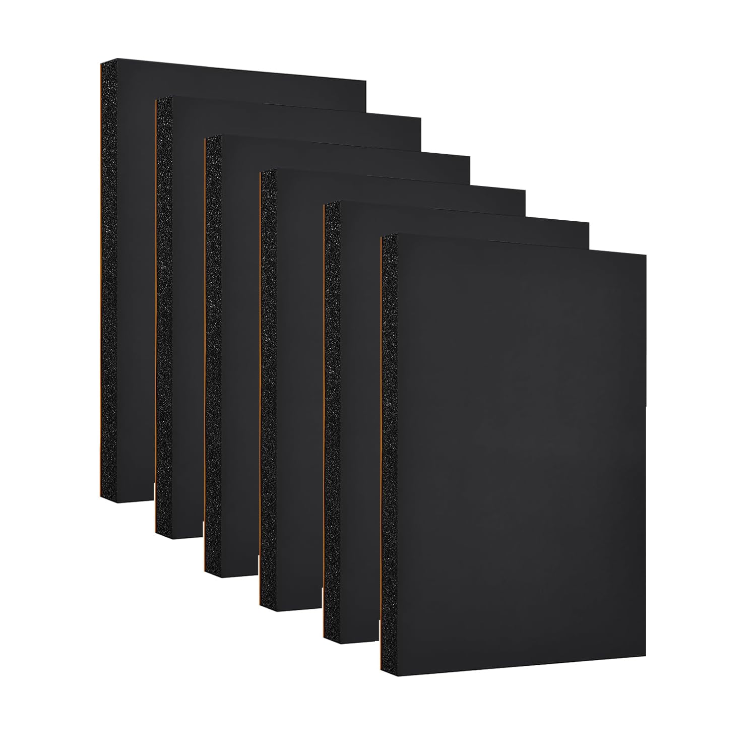 6Pcs Foam Sheets Self Adhesive- 30mm Thick- 300mm x200mm,Floor Protector Pads,Furniture Pads Non-Slip,Thick Closed Cell Foam Neoprene Rubber Sheets Pads Insulation Anti Vibratio