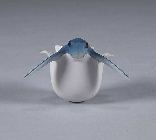 Miniatura 5 de TURTLE HATCHING from EGG by JOHN PERRY Blue Mobile rocking sculpture TIPSY TURTLE