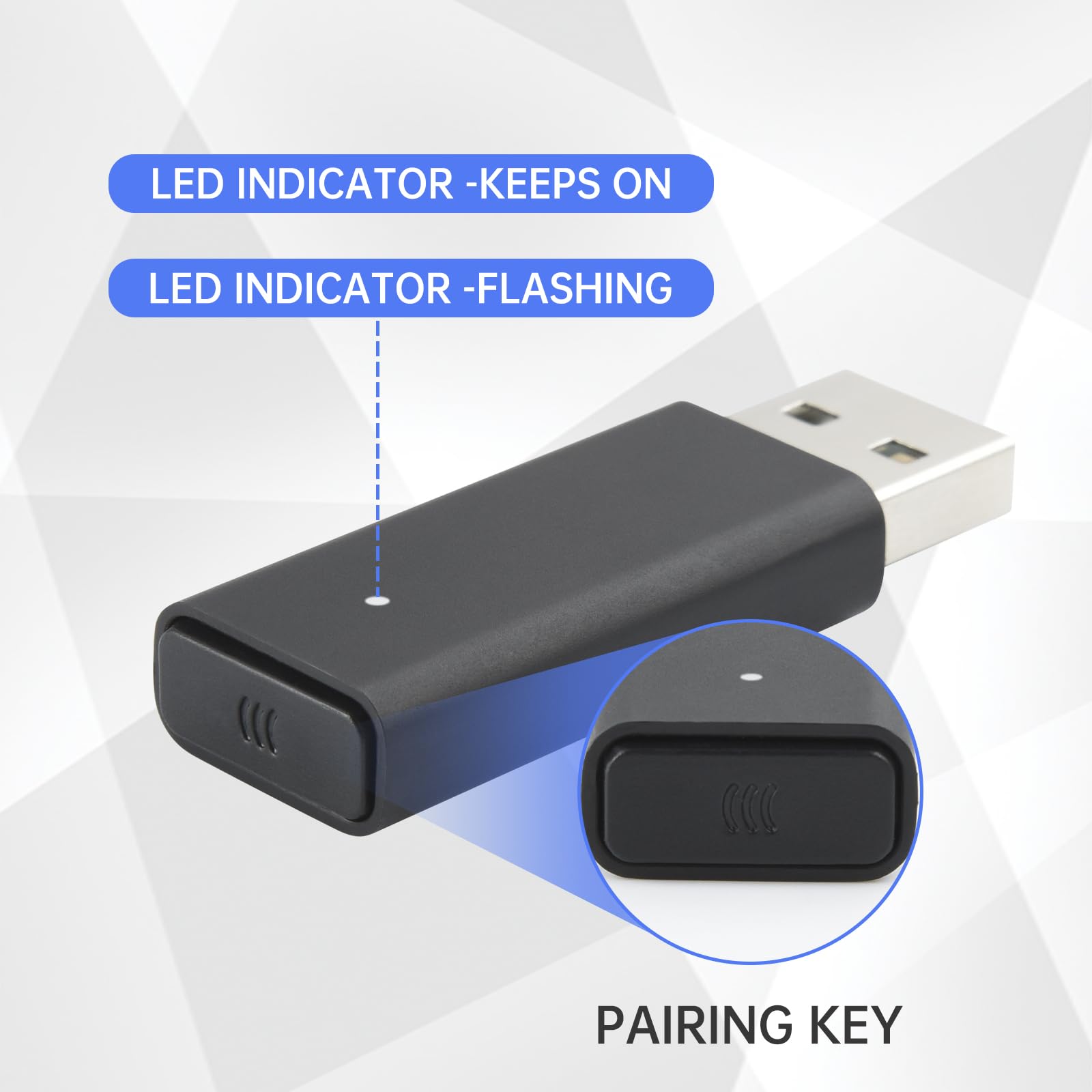 ELUTENG Bezprzewodowy adapter do Xbox One, Kompaktowy adapter odbiornika USB do gier bezprzewodowych, Kompatybilny z kontrolerami Xbox One X/S/Elite/Elite 2 na PC Windows 11/10/8/7