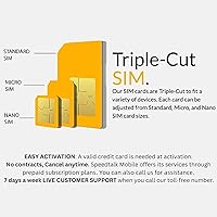Vista 3 de SpeedTalk Mobile Tarjeta SIM Texto ilimitado 500 minutos de conversación 500 MB de datos 5G 4G LTE Apple iPhone Android Teléfonos inteligentes