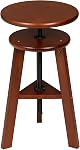 MEEDEN Wooded Drafting Stool, Artist Stool,Wood Bar Stool,Kitchen Stool, Art Stool with Adjustable Height, Perfect for Artists Studio,Home Use,Kitchen,Bars