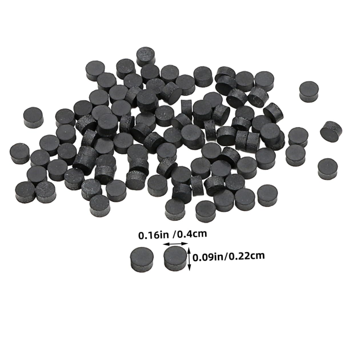 OFFSCH 100pcs Wooden Guitar Inlay Dots Fingerboard Position Markers for Guitar Luthiers DIY Accessories Durable and Lightweight Fretboard Supplies