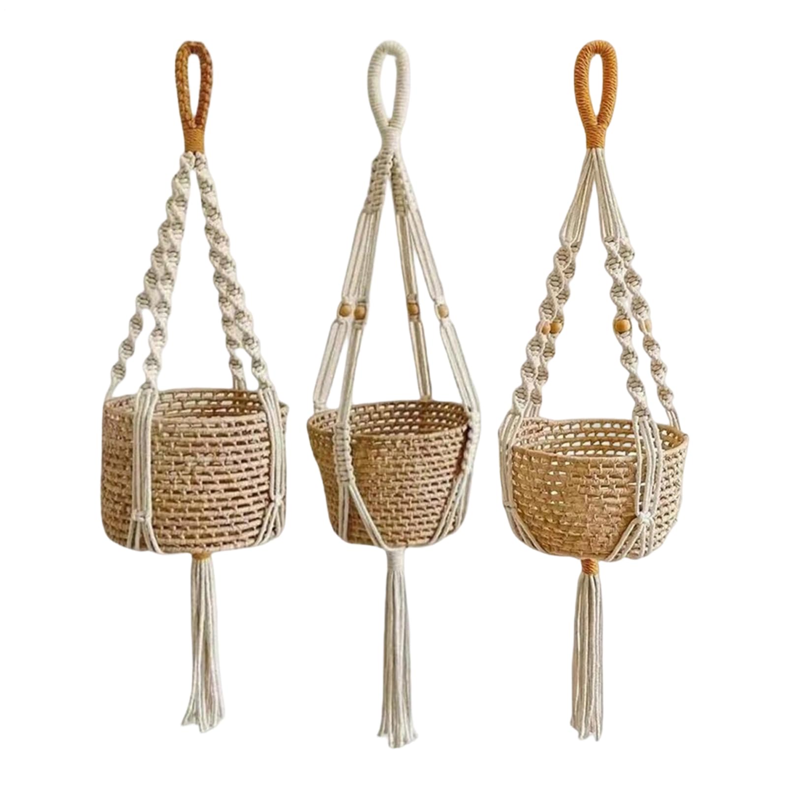 Pot de fleurs bohème et suspension pour balcon ou salon lumineux