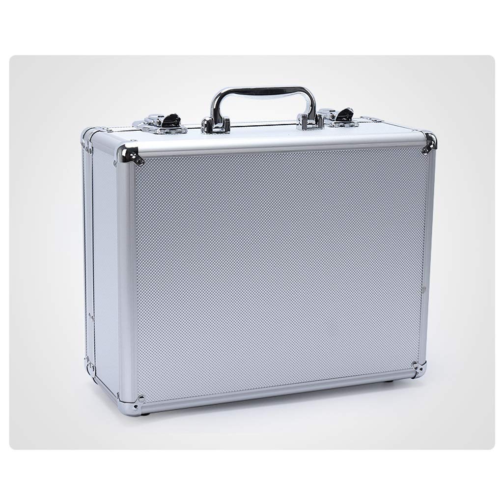 Caja de herramientas Caja de almacenamiento Caja de herramientas de aluminio - Inserto de espuma negra Estuche de transporte Maletín Caja de herramientas Caja de herramientas portátil Caja de herram