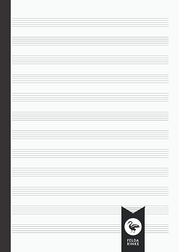 Music Manuscript Book 12 Stave A4: Blank Sheet Music | Music Staff Notebook | Journal | 55 Sheets - 110 Pages | DIN A4 | 12 Staves per Page Manuscript Paper