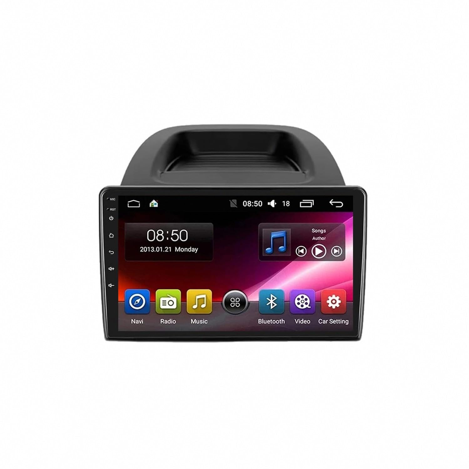 Autoradio Gps Navigation 2 Din per Ford EcoSport Eco Sport 2017-2021 Wireless Carplay Android Auto Stereo Auto Bluetooth Ips con Pantalla Táctil con Gps, 4 Nucleo 4G+64G