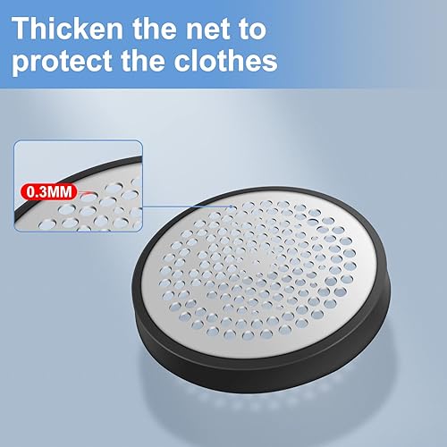 Miniatura 3 de Handzee Afeitadora de tela para quitar pelusas, afeitadora eléctrica recargable de doble cabeza, removedor de pelusa de 2 velocidades para ropa,