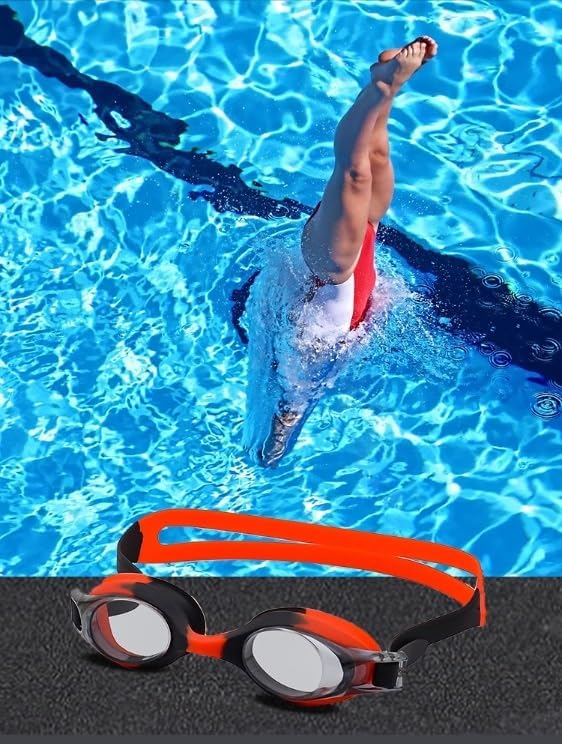 Anti-fog Silicone Swimming Goggles for Boys and Girls Waterproof