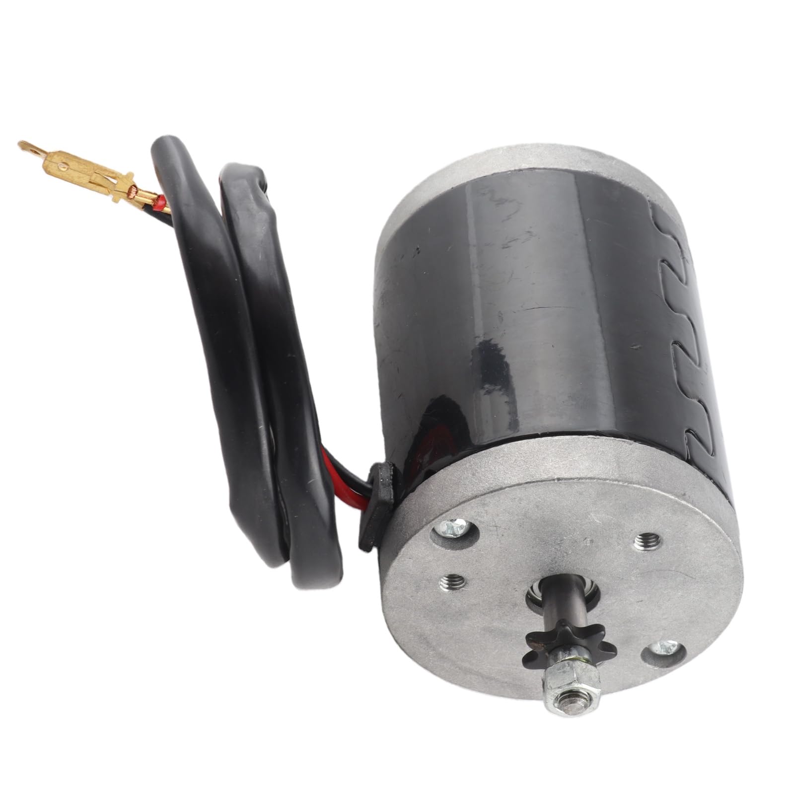 Keenso silnik elektryczny skanowany, mały silnik o dużej prędkości szczotki 12 V 120 W, mały silnik przekładni DC z magnesem trwałym MY6812 z pasem pasowym