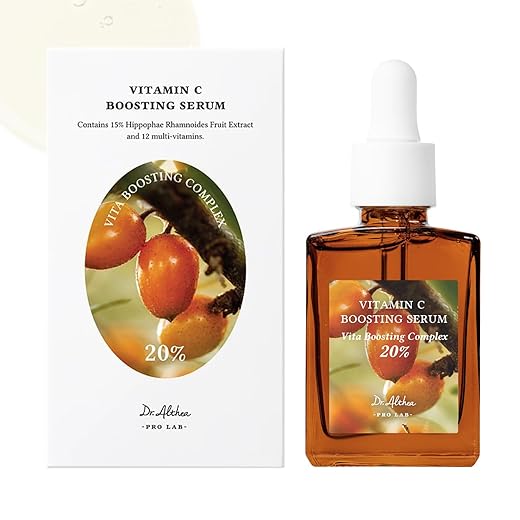 Dr.Althea Vitamin C Boosting Serum - 20% Vita Boosting Complex, 8 dIfferent Hyaluronic Acid, Brightening, Antiaging, Facial Serum for Dark Spots, Fine Lines, Uneven Skin Tone, Korean Skincare