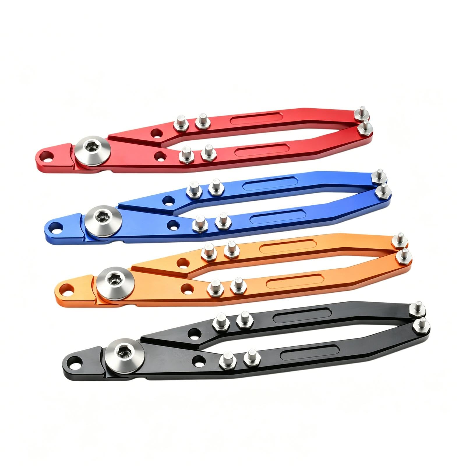1 Ensemble Clé à Ergots Réglable Amortisseur Outil Main Aluminium Alliage Résistant Goupilles Multiples Convenant pour Entretien Atelier Mécaniqu, Orange