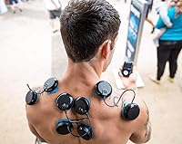 Vista 6 de Compex Wireless USA 2.0 estimulador muscular con kit de paquete TENS: máquina de estimulación muscular, con electrodos a presión, programas, PODs