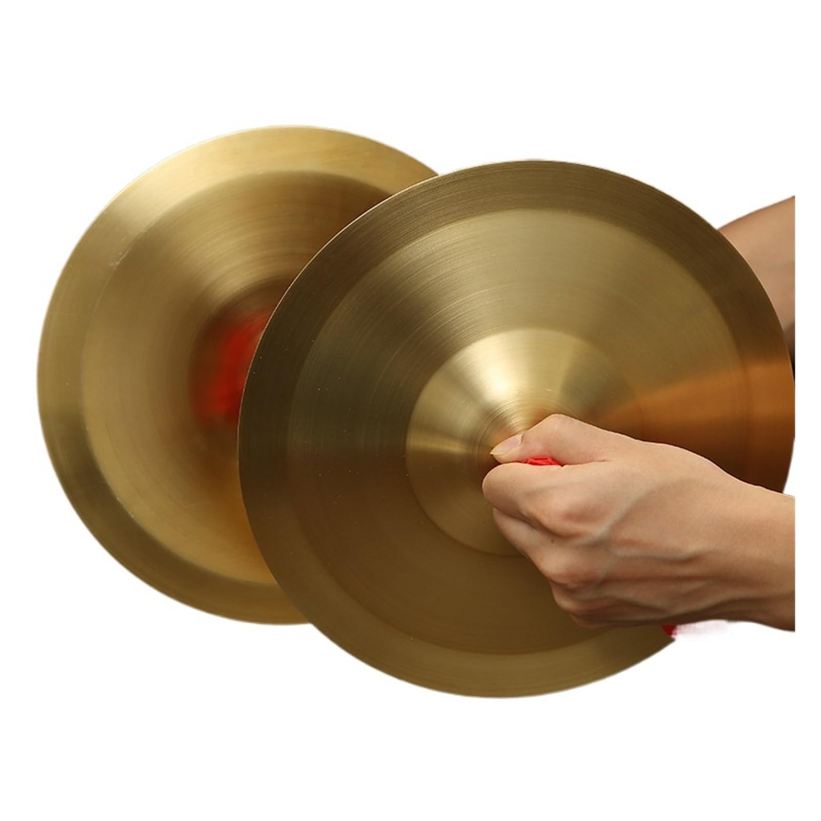 Platillos de Mano Gongs de instrumentos percusión mano platillo con ritmo escenario 1 par