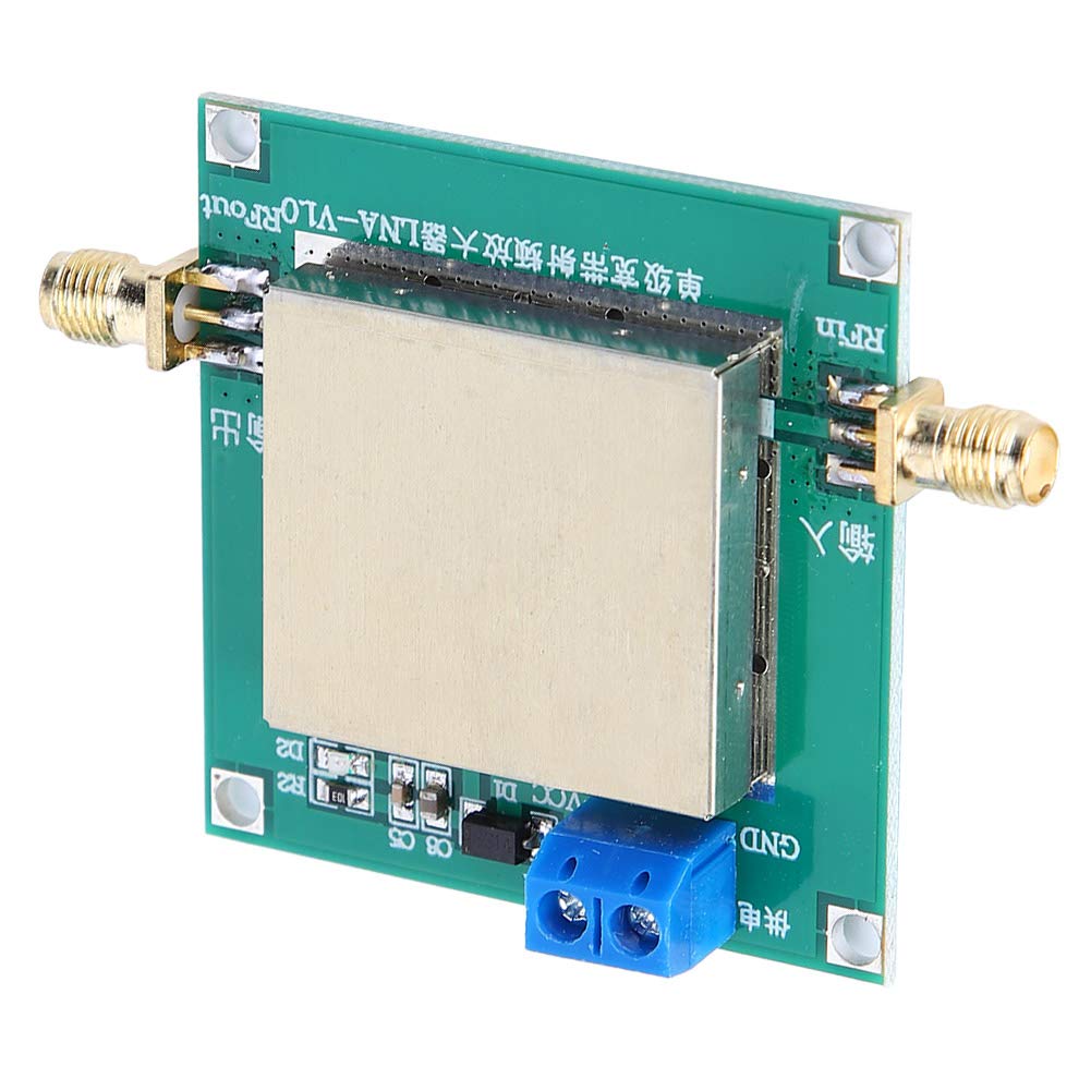 Walfront Amplificateur RF Bande Large Faible Bruit LNA (1 à 3000 MHz, Gain 20 dB) 12 V CC pour Ondes Courtes, Diffusion FM, Récepteur Télécommande